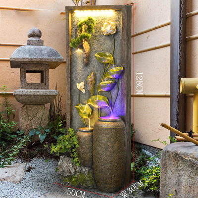 CHENYISHI Large Rockery Water Curtain Wall Flowing