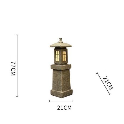CHENYISHI Zen Garden Outdoor Water Fountain LED Light Fountain Fish Pond Watermill Set Home Yard Decoration Housewarming Minimalist Zen