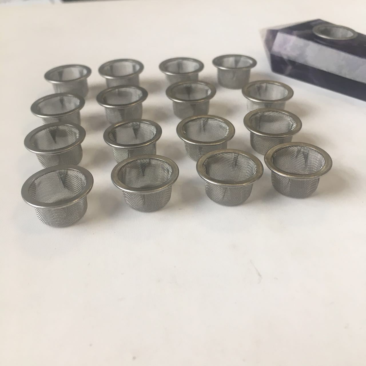 Wholesale Multifunctional 304 Stainless steel Filter Smoke Pipe Screen Tobacco Filters Glass For Smoking Pipe