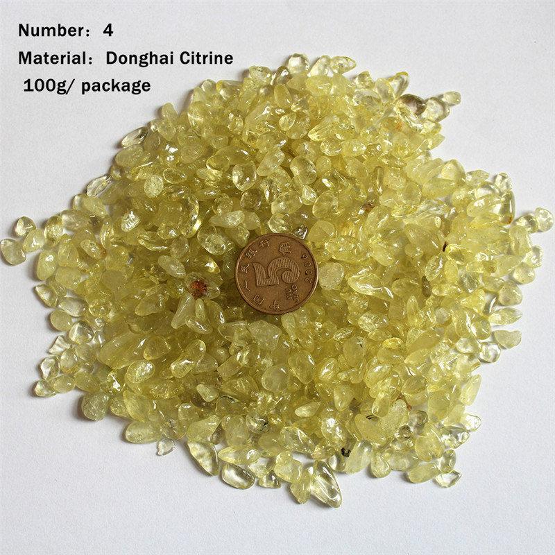 Natural Crystal Tumbled Stone Bag