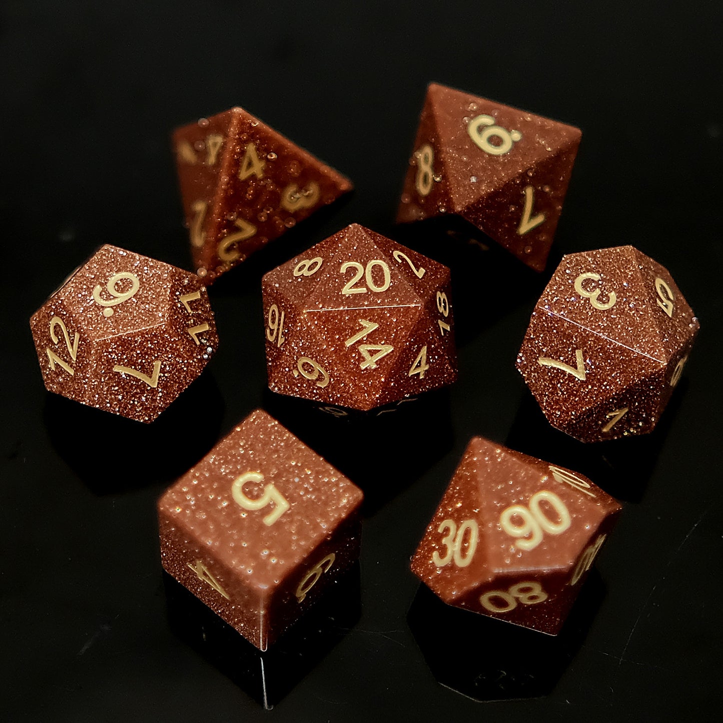 Gemstone Dice Set RPG Game DND Game Dice