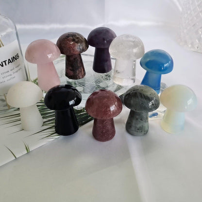 5cm Crystal Mushroom Hand Making  Mushroom Shape Crystals