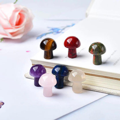 2cm Crystal Mushroom Hand Making  Mushroom Shape Crystals