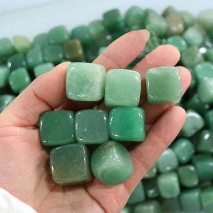 Piedras pulidas de aventurina verde natural