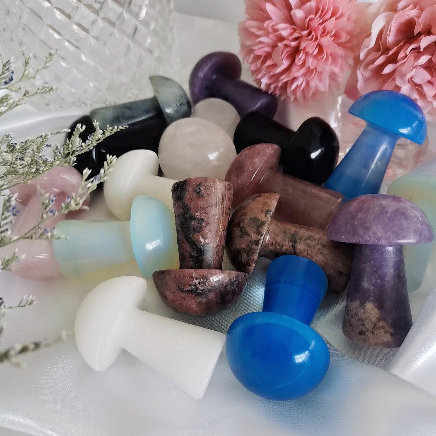 5cm Crystal Mushroom Hand Making  Mushroom Shape Crystals
