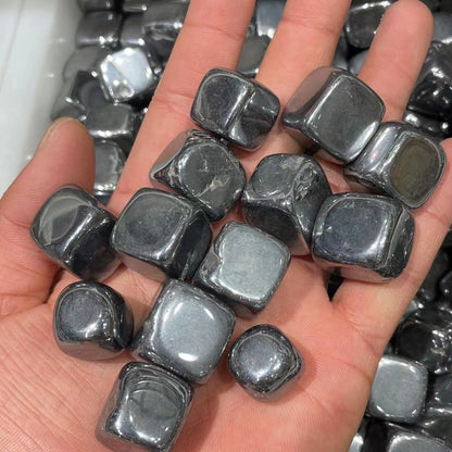 Piedras pulidas de cristal mineral de hematita natural
