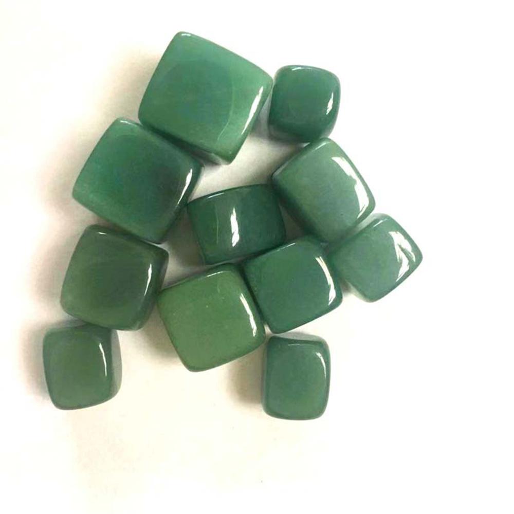 Piedras pulidas de aventurina verde natural
