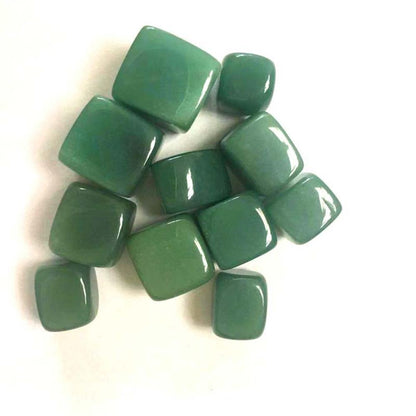 Piedras pulidas de aventurina verde natural