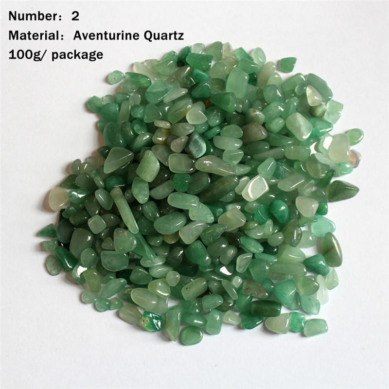 Natural Crystal Tumbled Stone Bag