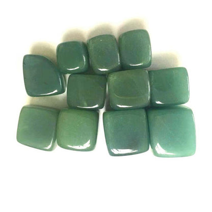 Piedras pulidas de aventurina verde natural