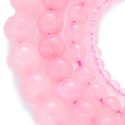 Pink Translucent Beads for DIY Jewelry Making