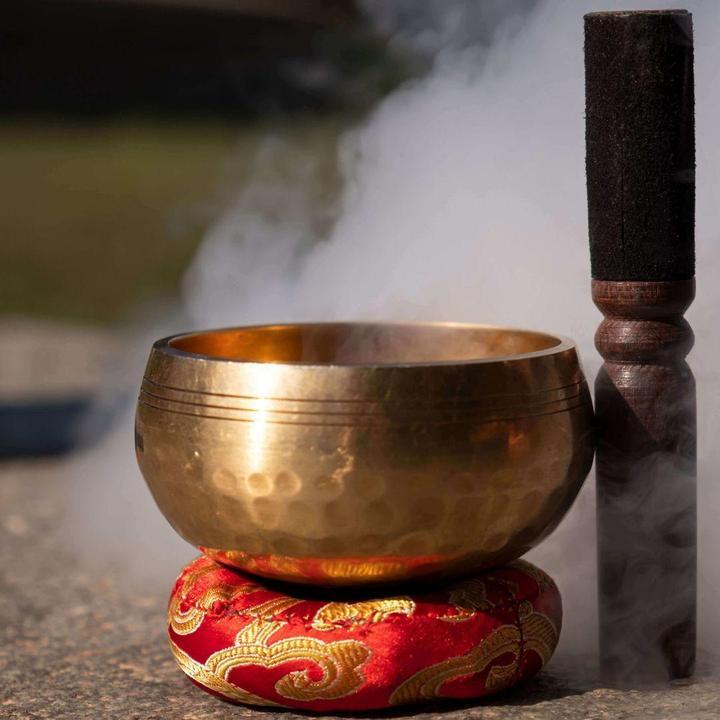 Cuenco tibetano relajante para meditación