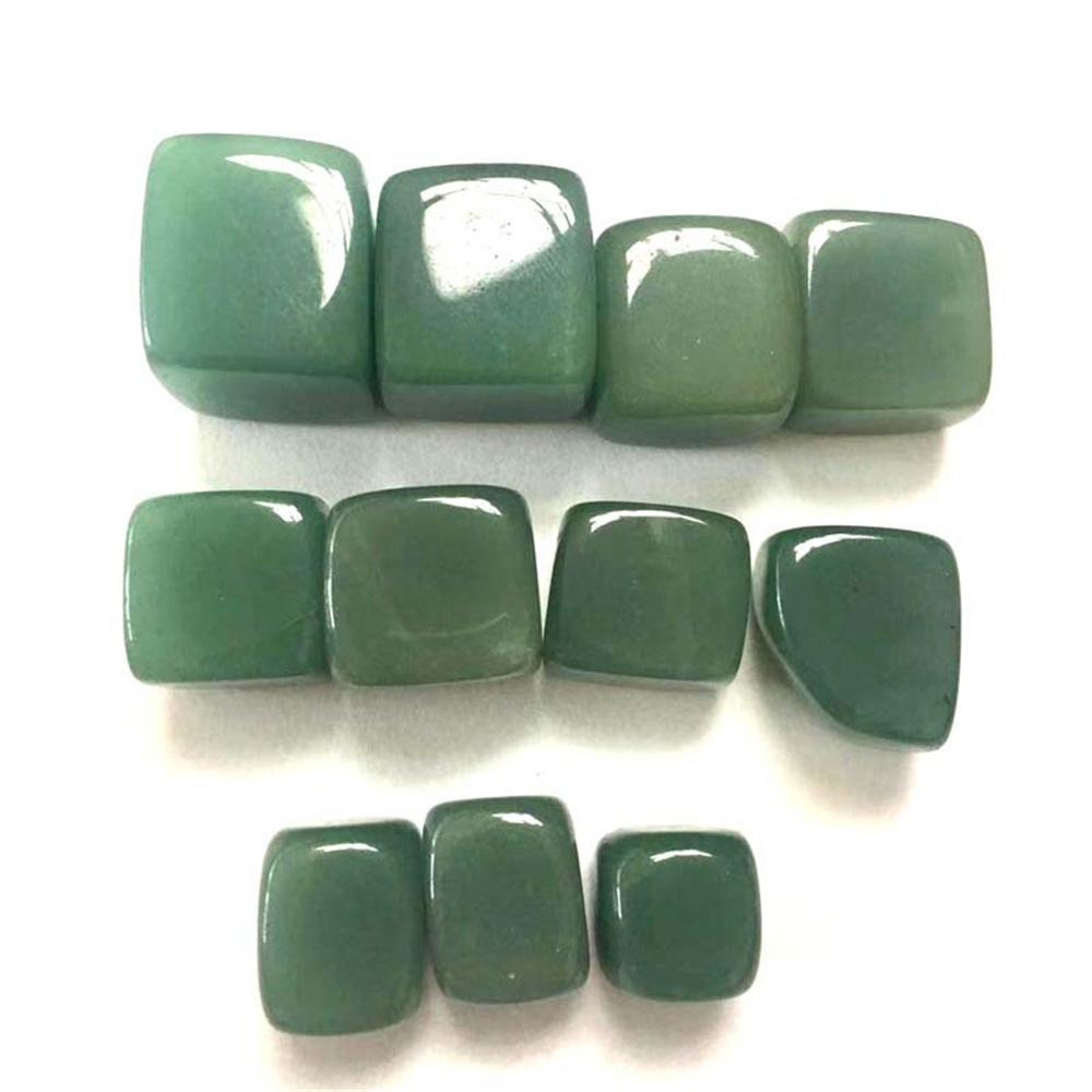 Piedras pulidas de aventurina verde natural