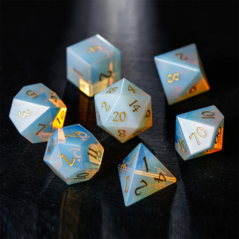 Gemstone Dice Set RPG Game DND Game Dice