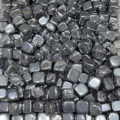 Piedras pulidas de cristal mineral de hematita natural