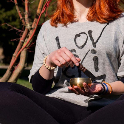 Cuenco tibetano relajante para meditación