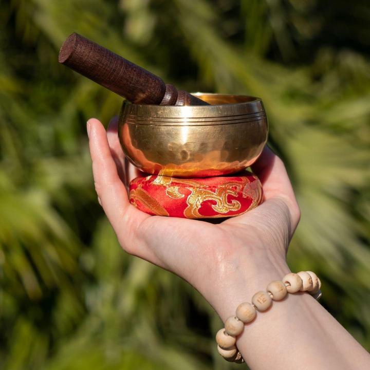 Cuenco tibetano relajante para meditación
