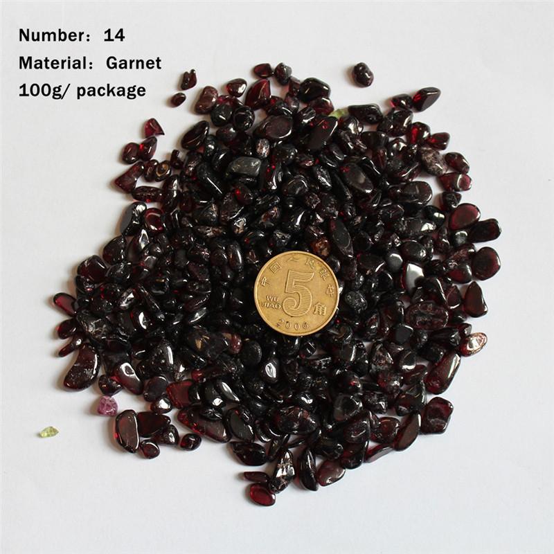 Natural Crystal Tumbled Stone Bag
