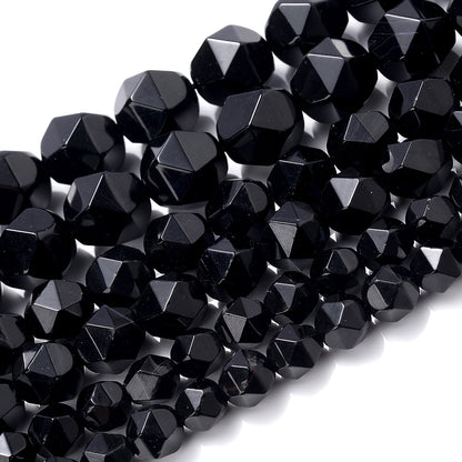 Black White Dragon Vein Agate Beads for Jewelry Making