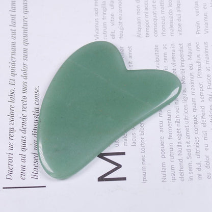 Natural Green Aventurine Scrapping Plate