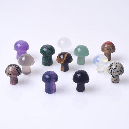 2cm Crystal Mushroom Hand Making  Mushroom Shape Crystals