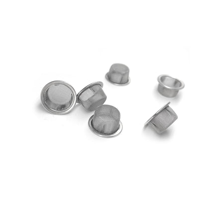 Wholesale Multifunctional 304 Stainless steel Filter Smoke Pipe Screen Tobacco Filters Glass For Smoking Pipe