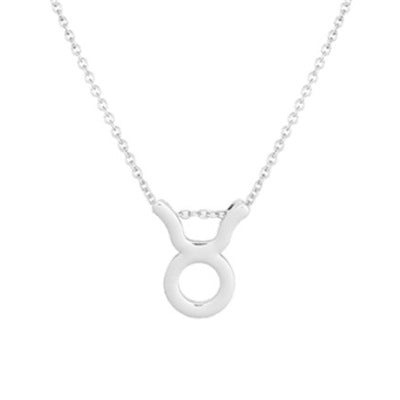 Trendy Female Girls Gold Silver Plated Horoscope Astrology Charm 12 Zodiac Sign Pendant Necklace Jewelry For Women