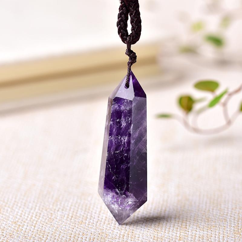Natural Crystal Pendant Jewelry Double Terminated Point