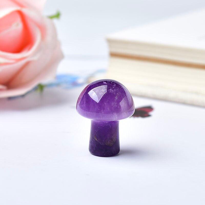 2cm Crystal Mushroom Hand Making  Mushroom Shape Crystals