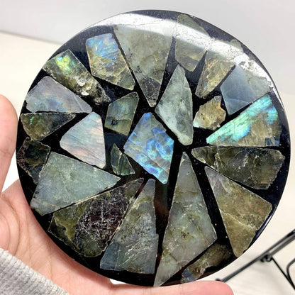 Flash Labradorite Plate
