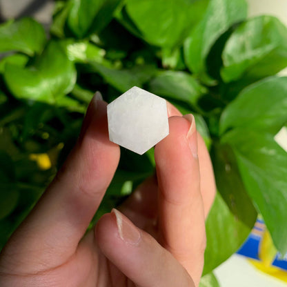 Natural White Jade Point