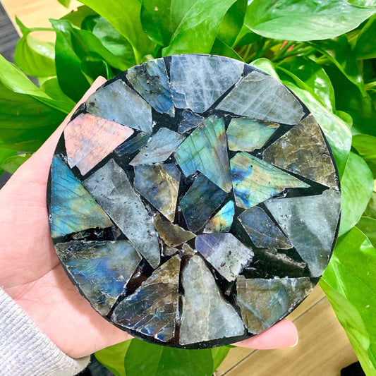 Flash Labradorite Plate