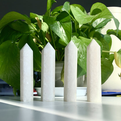 Natural White Jade Point